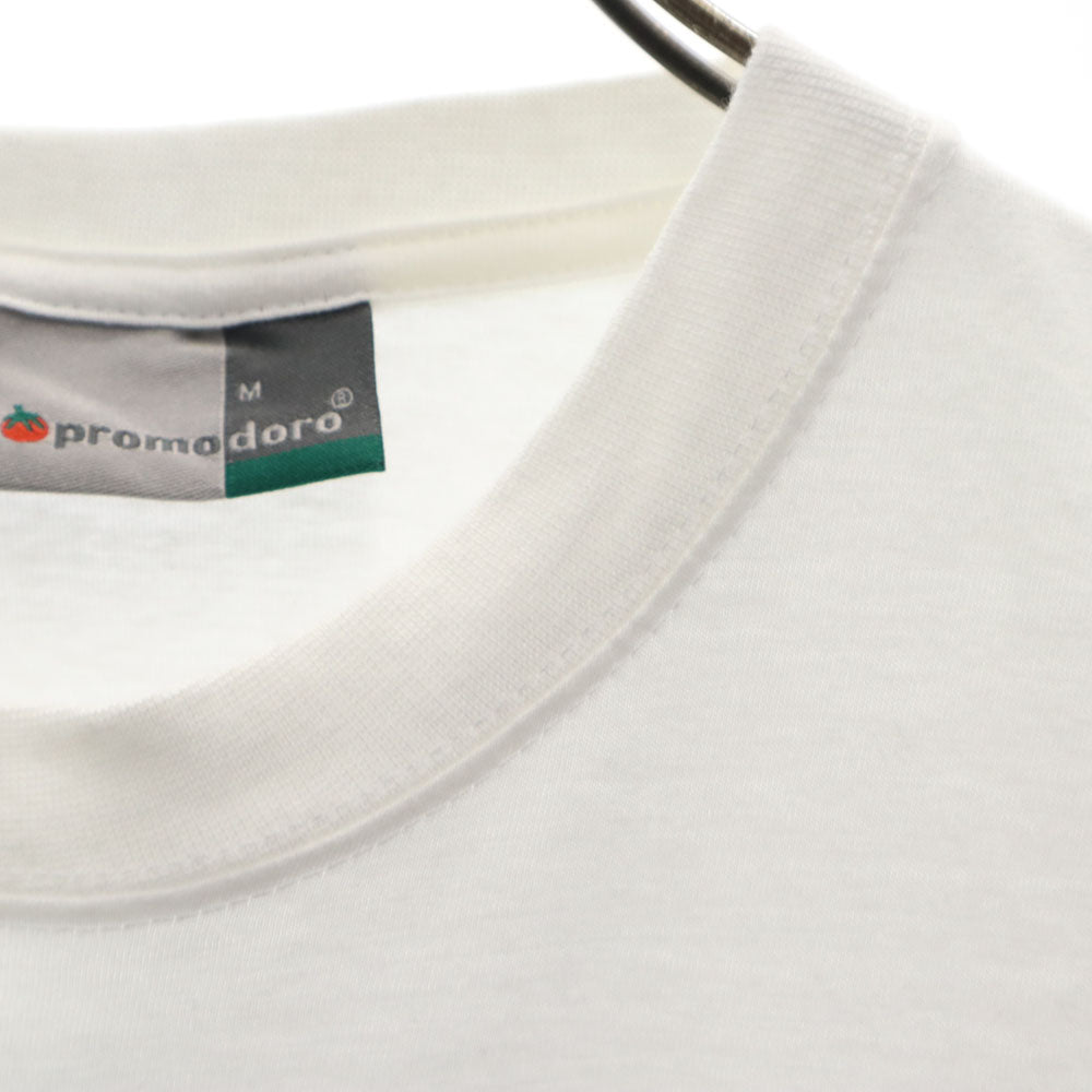 ポモドーロ ハインツ ツィマーマン アートプリント 半袖 Tシャツ M ホワイト pomodoro フランクフルト Heinz Zimmermann メンズ