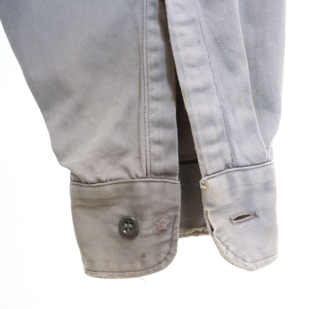 ビックマック 50s 60s 長袖 アーミークロス ワークシャツ グレー BIGMAC PENNEYS オールド ヴィンテージ メンズ