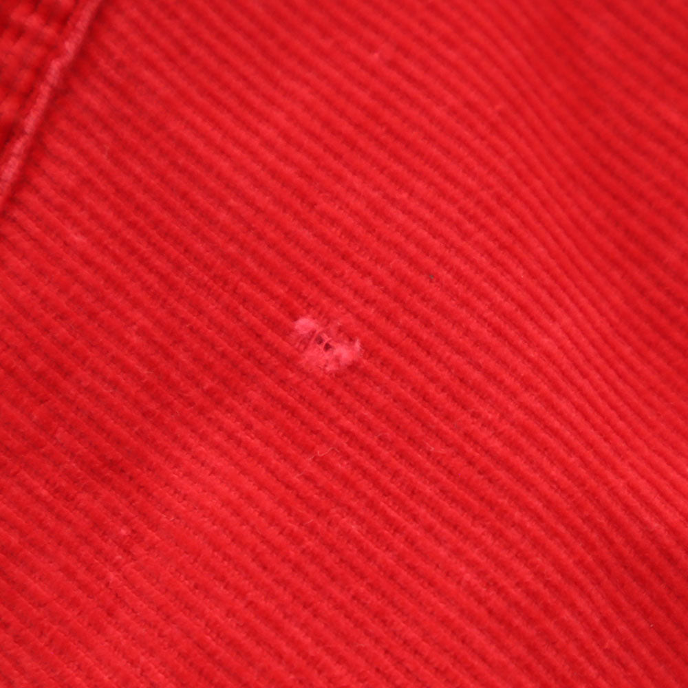 クランブルック 50s 長袖 コーデュロイシャツ L レッド メンズ