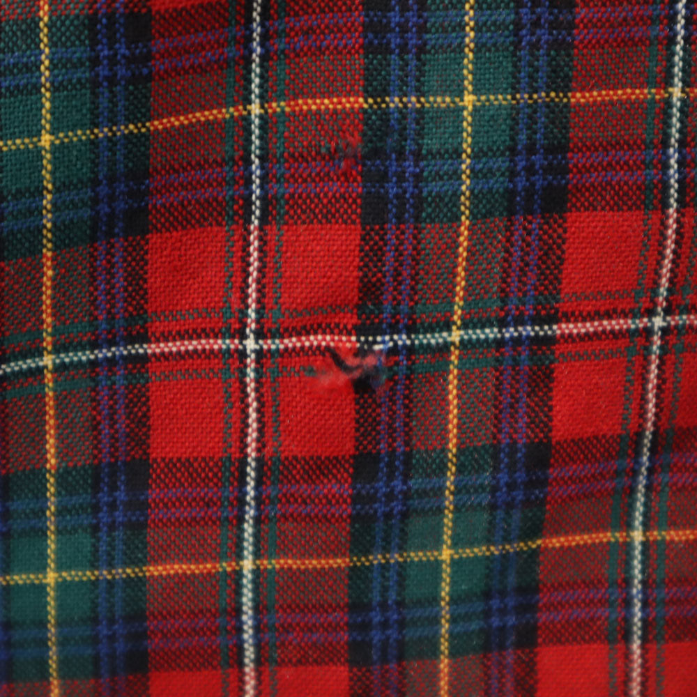 PENDLETON ペンドルトン 70s チェック柄 長袖 ボタンダウンシャツ L レッド 他 オールド ヴィンテージ メンズ