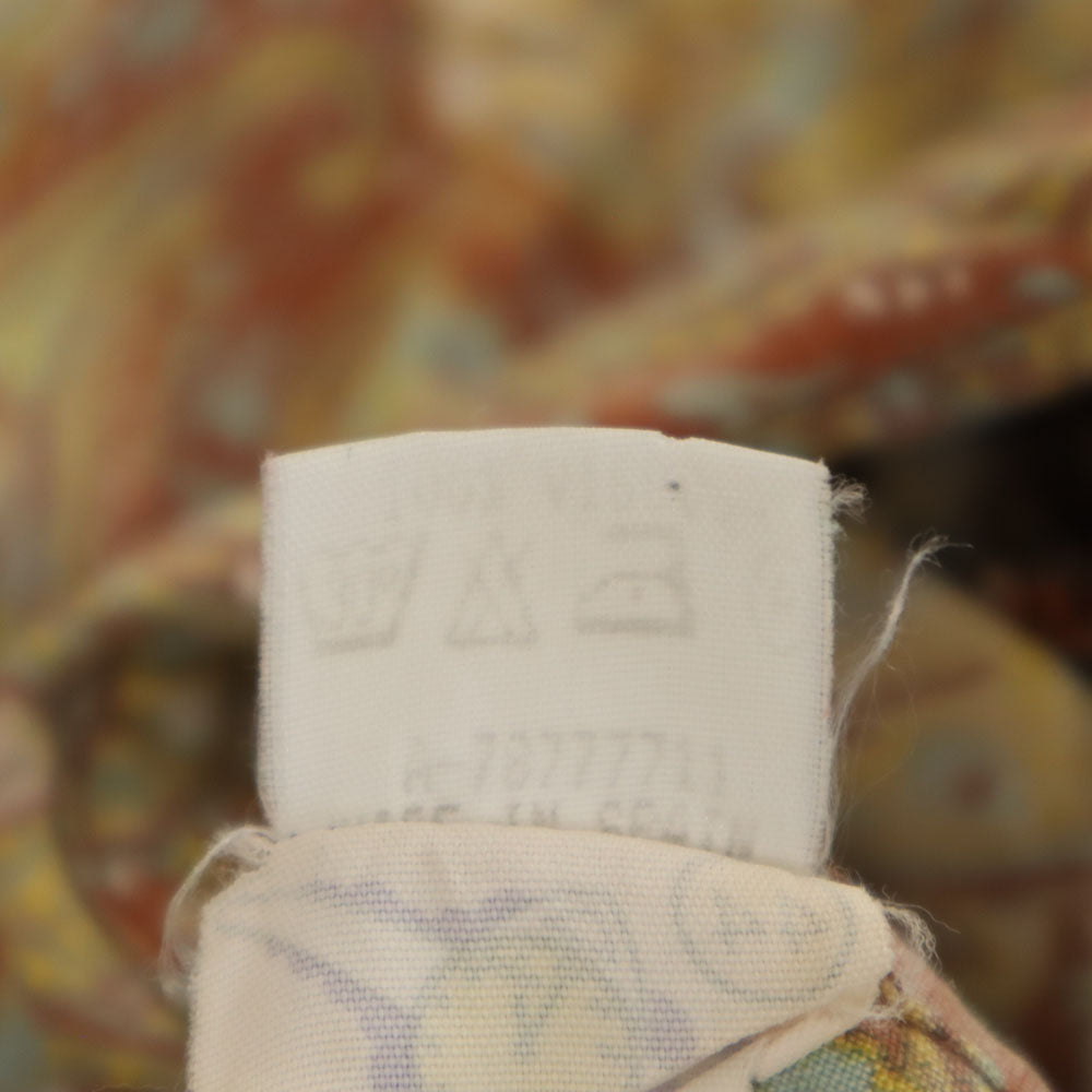 70s ペイズリー柄 長袖 シャツ 44 ブラウン 他 オールド ヴィンテージ メンズ