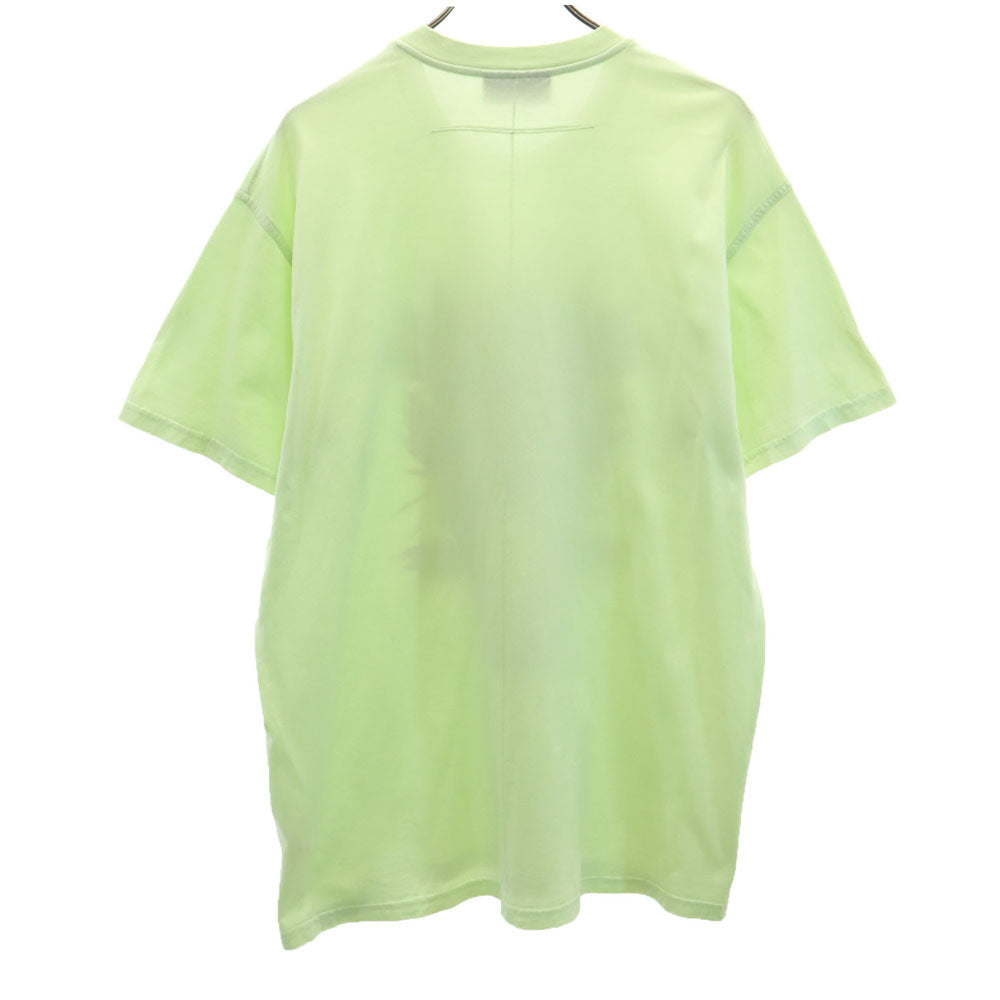 Givenchy ジバンシー ポルトガル製 極楽鳥花 半袖 Tシャツ S ライム PARIS ロボット メンズ