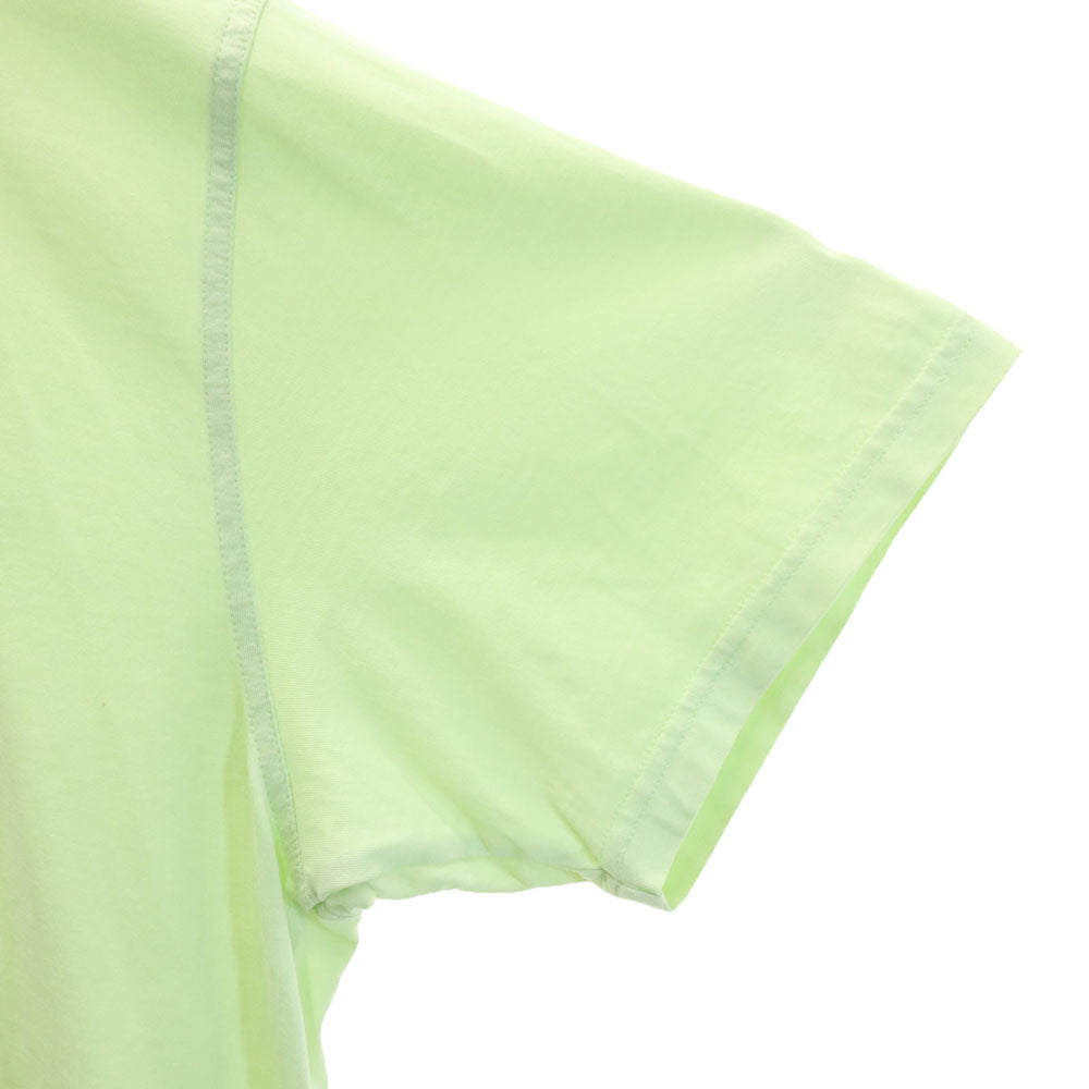 Givenchy ジバンシー ポルトガル製 極楽鳥花 半袖 Tシャツ S ライム PARIS ロボット メンズ