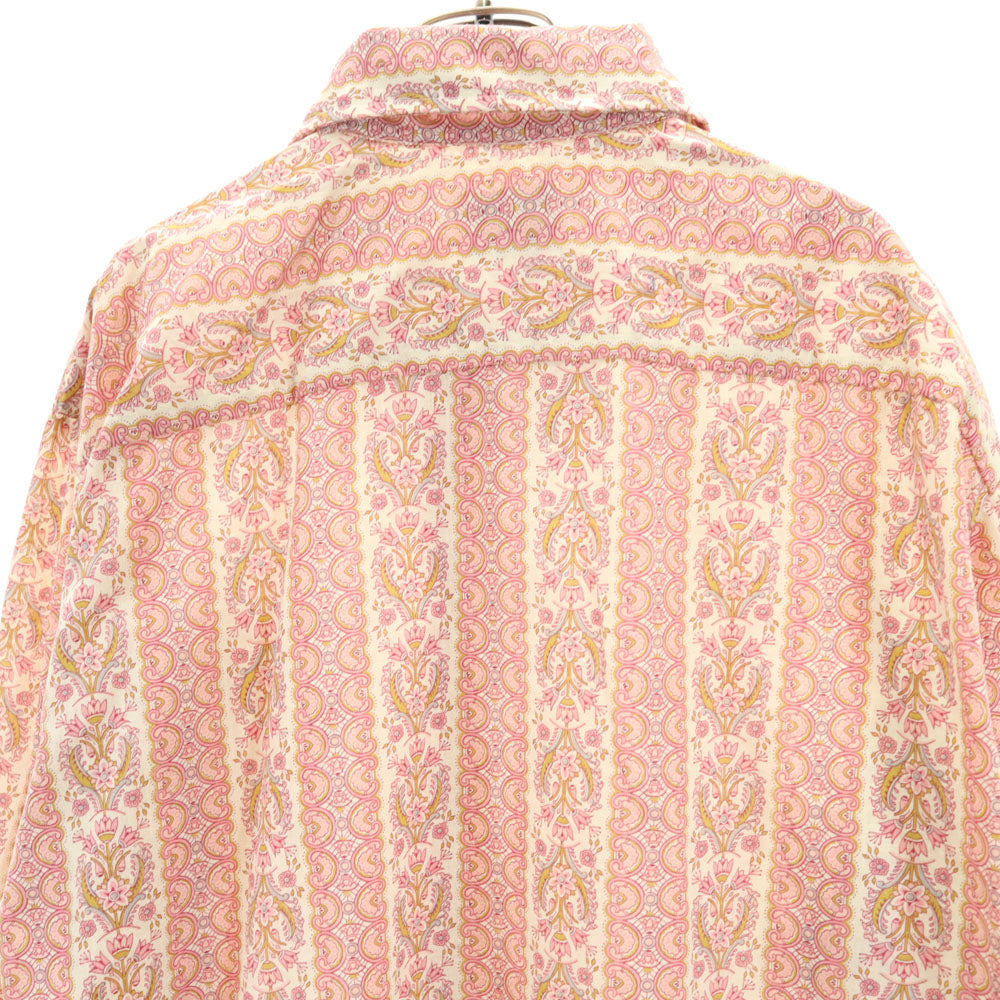 WESTVALE 70s 花柄 長袖 シャツ XL ピンク 他 WESTVALE オールド ヴィンテージ メンズ