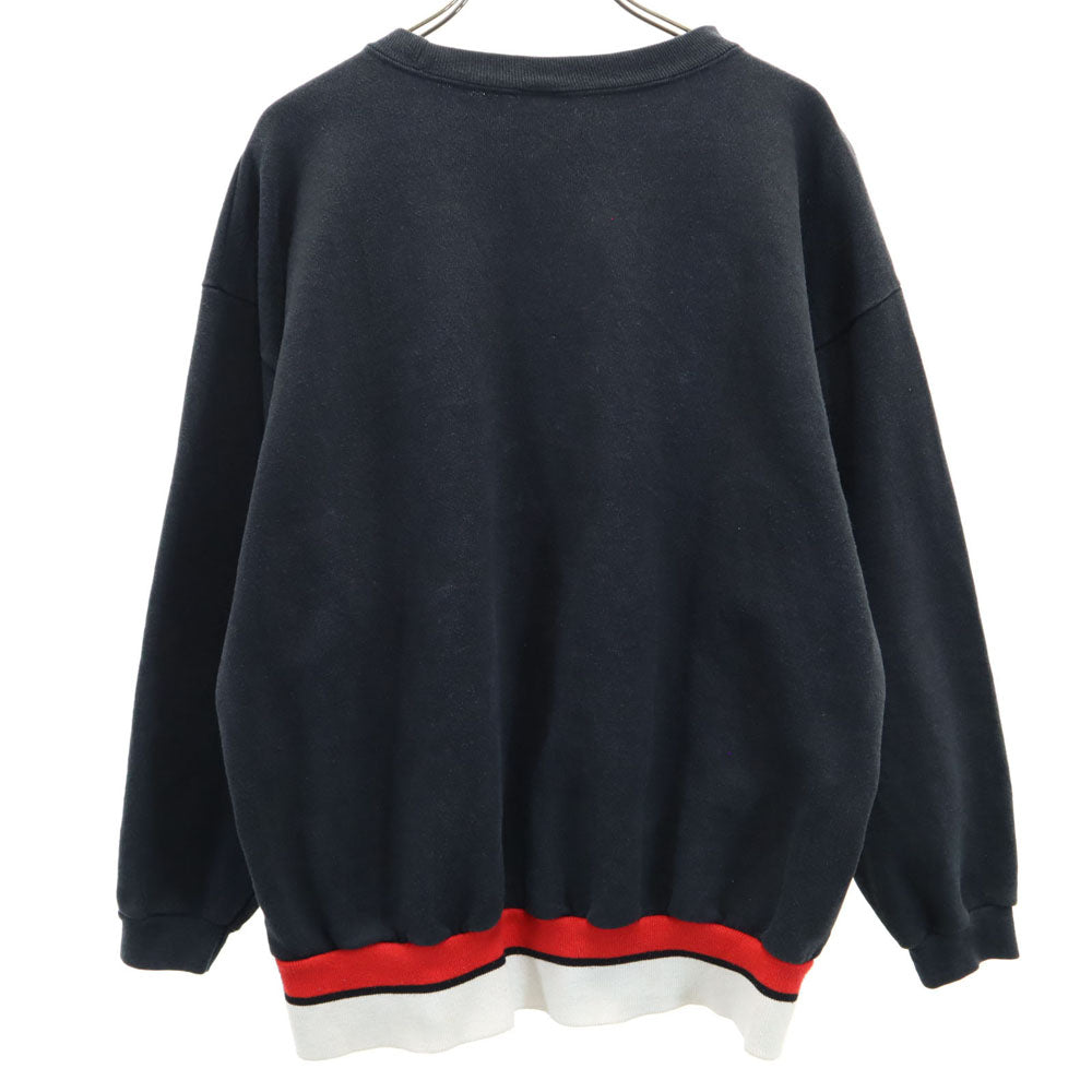 Guess ゲス 80s USA製 長袖 トレーナー ONESIZE ブラック 裏起毛 オールド ヴィンテージ レディース