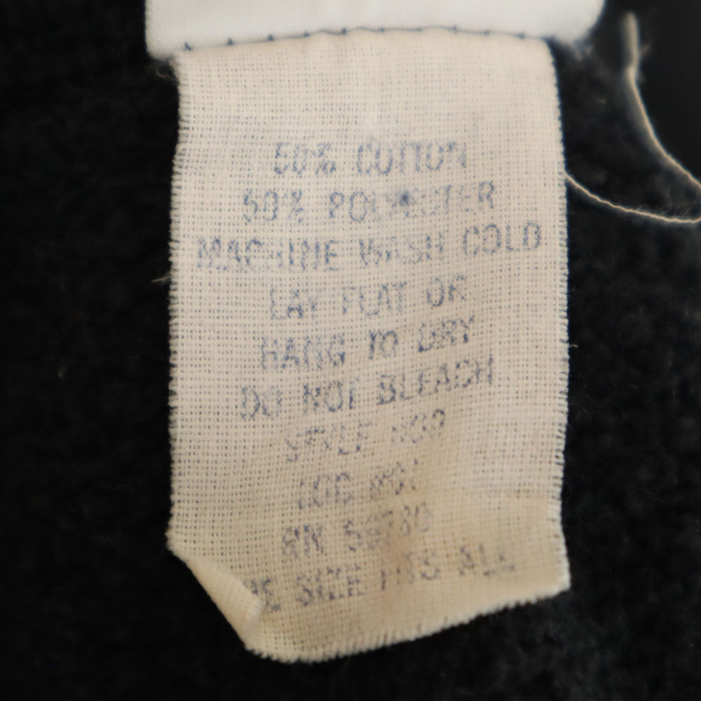 Guess ゲス 80s USA製 長袖 トレーナー ONESIZE ブラック 裏起毛 オールド ヴィンテージ レディース