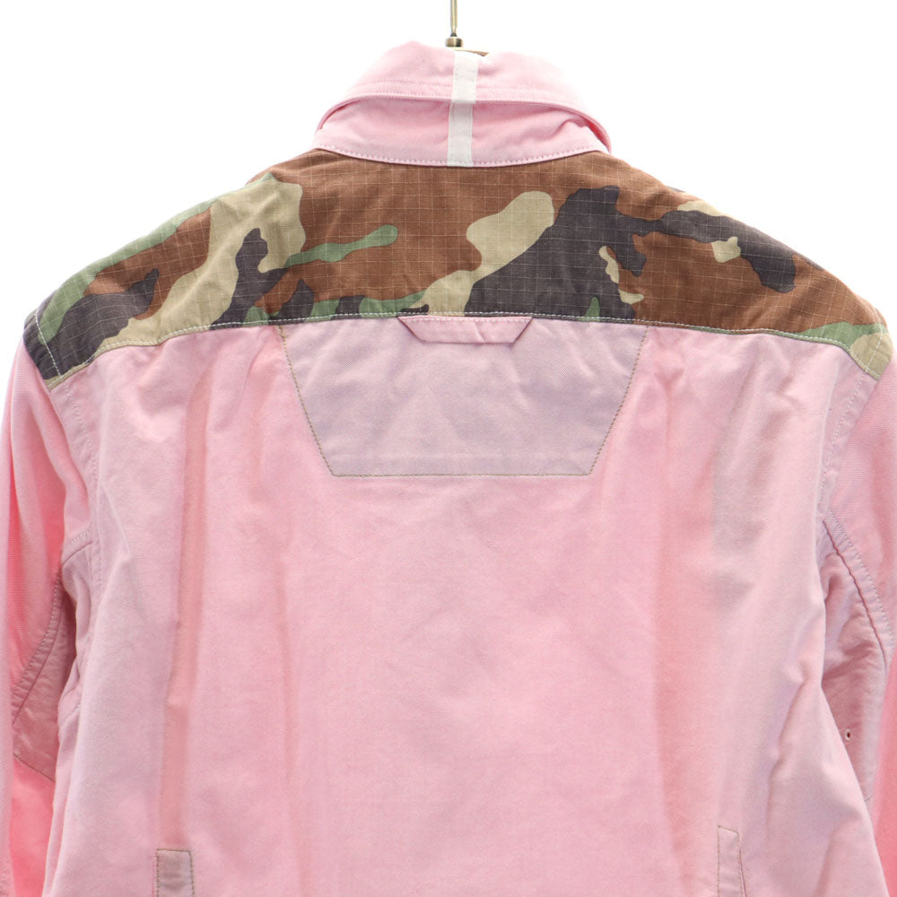 アイジュンヤワタナベコムデギャルソンマン 2013年 日本製 長袖 ボタンダウンシャツ XS ピンク系 eYe JUNYA WATANABE COMME des GARCONS MAN オックスフォード メンズ