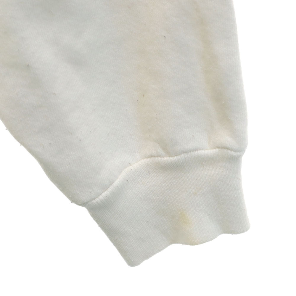 Hanes ヘインズ 90s オールド バドワイザー カエルプリント 長袖 スウェット トレーナー L 白 Budweiser メンズ