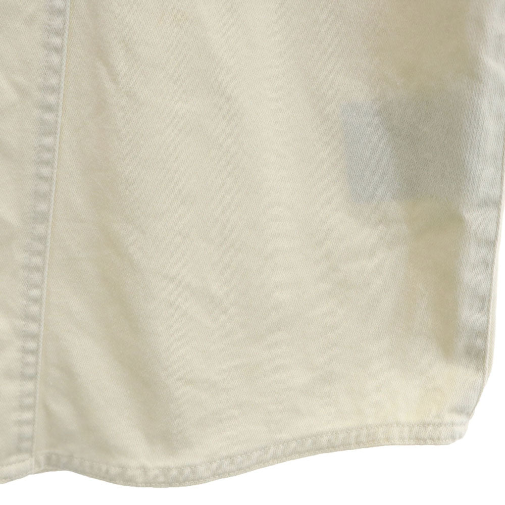 HARLEY DAVIDSON ハーレーダビッドソン 90s オールド シャツジャケット ベージュ 隠しスナップボタンダウン レディース