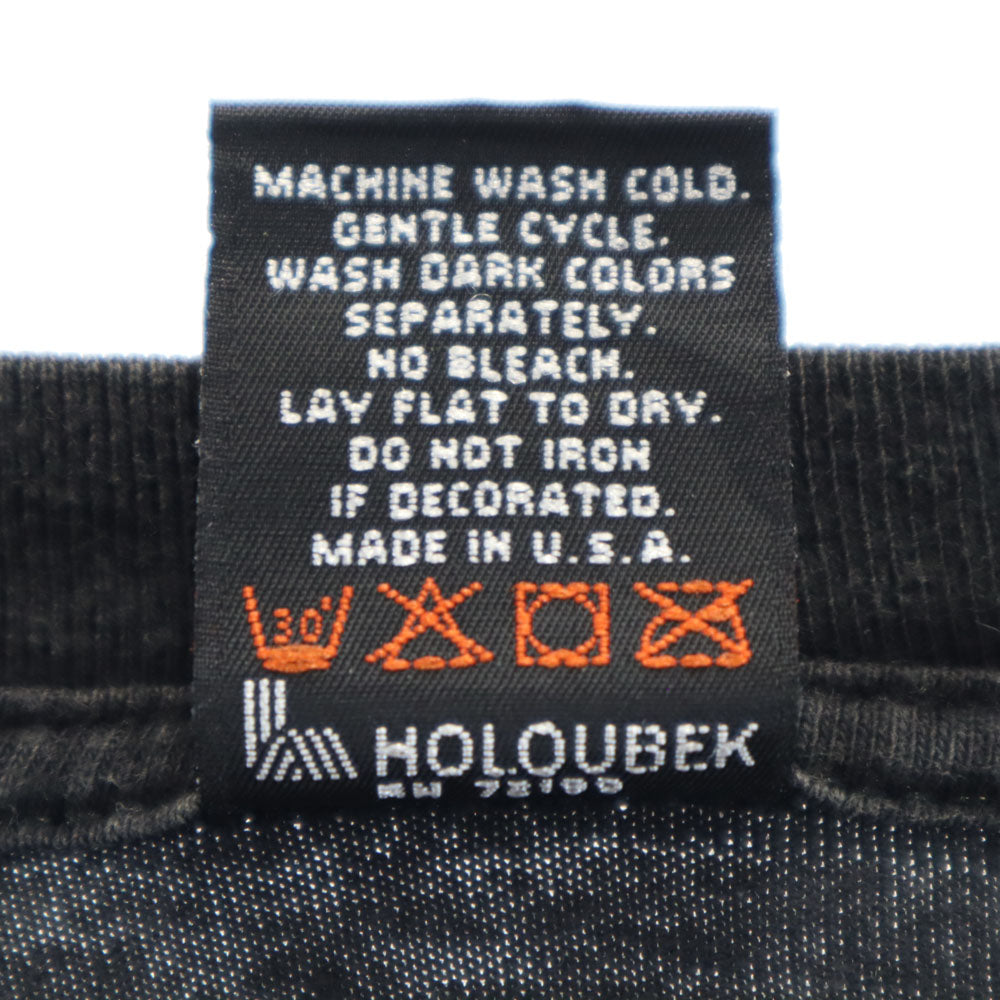 HARLEY DAVIDSON ハーレーダビッドソン 2001年 USA製 オールド デイトナ 2001 長袖 Tシャツ M チャコールブラック ロンT DAYTONA メンズ