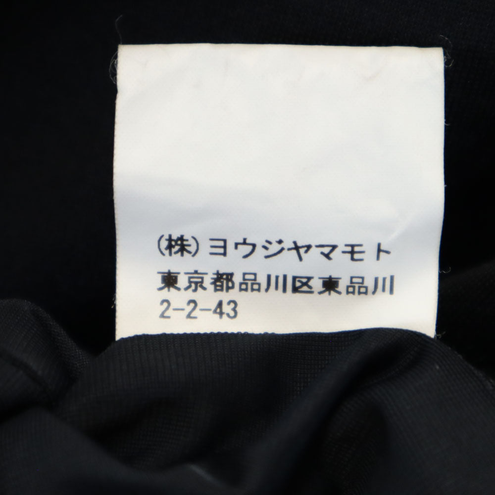 Y's ワイズ 日本製 ノーカラー ブルゾン ブラック ジャケット ジャージ メンズ