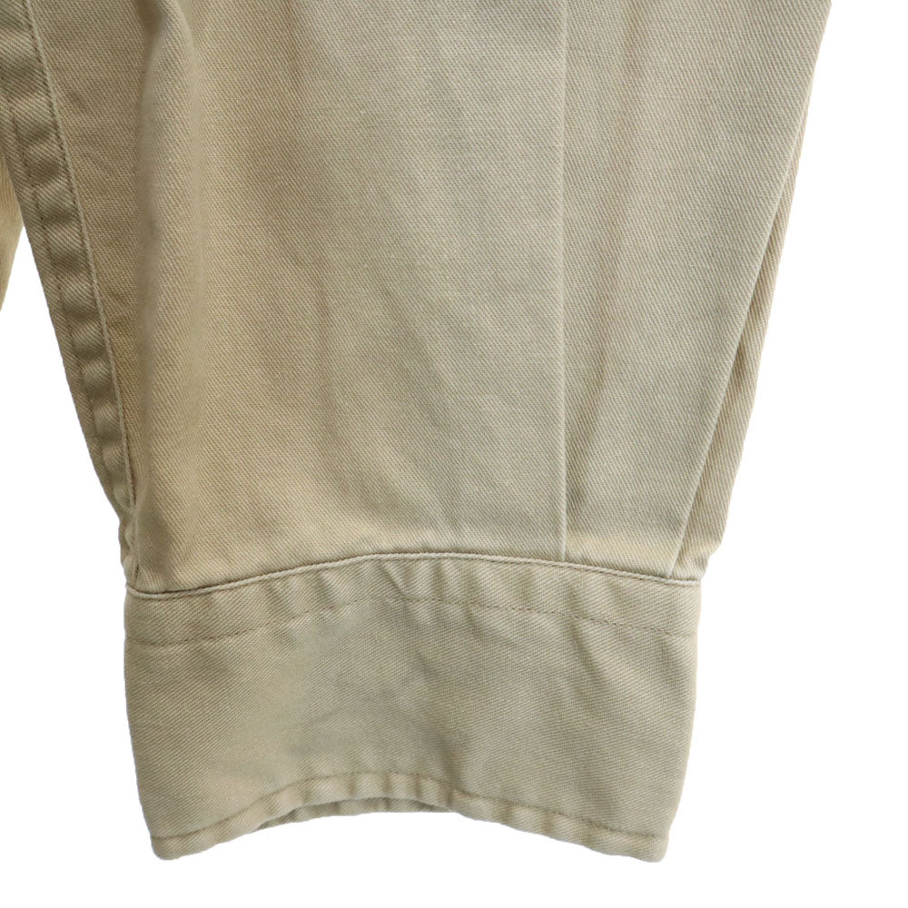 RRL 90s 初期タグ 赤3星 オールド ラルフローレン 長袖 ミリタリーシャツ M ベージュ ダブルアールエル メンズ