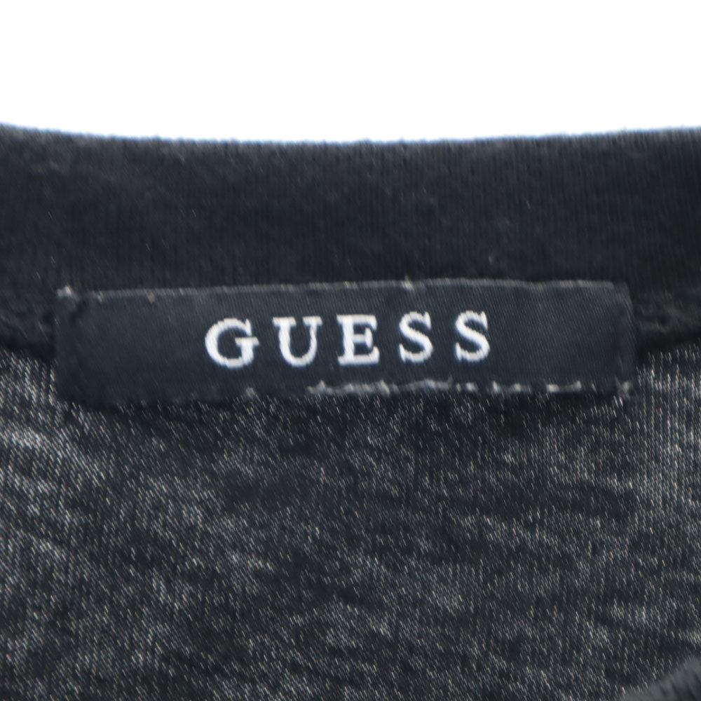 ゲス エンボスプリント 半袖 Tシャツ M ブラック Guess メンズ