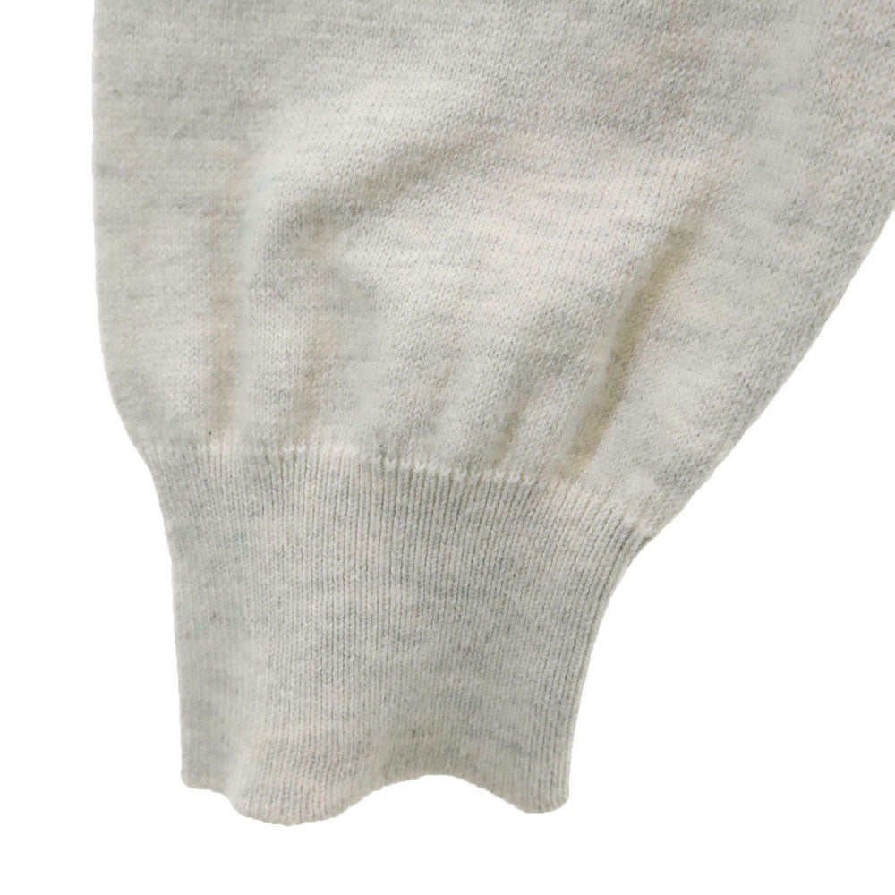 JC de CASTELBAJAC カステルバジャック イタリア製 ルーニーテューンズ マークアントニー 長袖 襟付きVネック セーター グレー ニット メンズ