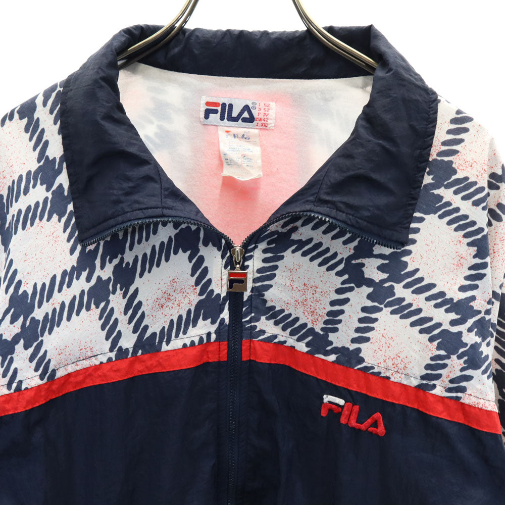 FILA フィラ 90s オールド ブルゾン XXL ネイビー ジャケット ビッグサイズ メンズ