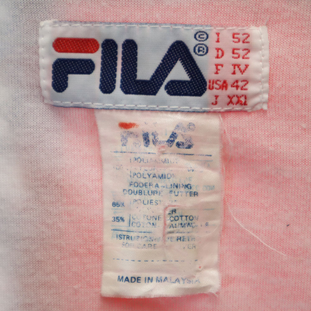 FILA フィラ 90s オールド ブルゾン XXL ネイビー ジャケット ビッグサイズ メンズ