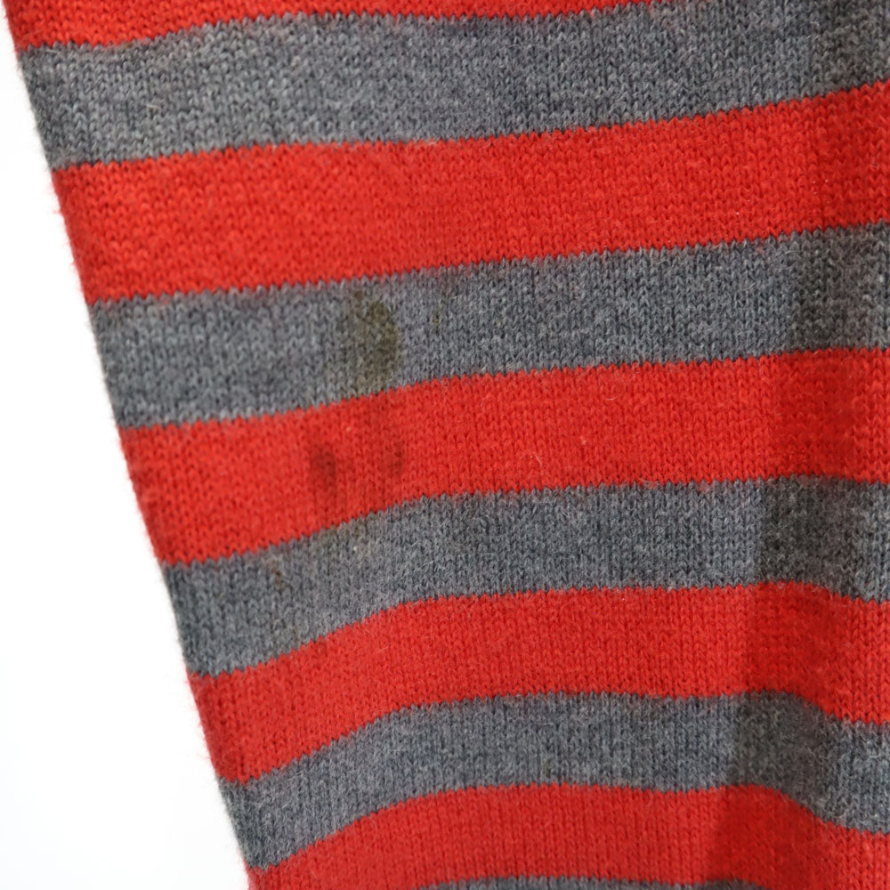 FENDI フェンディ イタリア製 カシミヤブレンド 長袖 Vネック ニットカーディガン 6A グレー キッズ