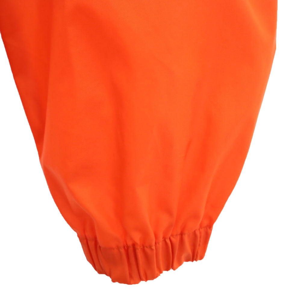 adidas アディダス 70s デサント製 ヴィンテージ 長袖 ナイロンジャケット M オレンジ メンズ