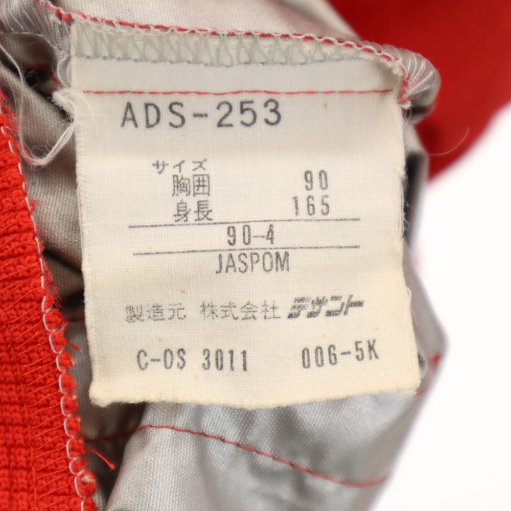 adidas アディダス 70s デサント製 ヴィンテージ 西ドイツタグ トレフォイルロゴ ナイロンジャケット M レッド系 ブルゾン メンズ