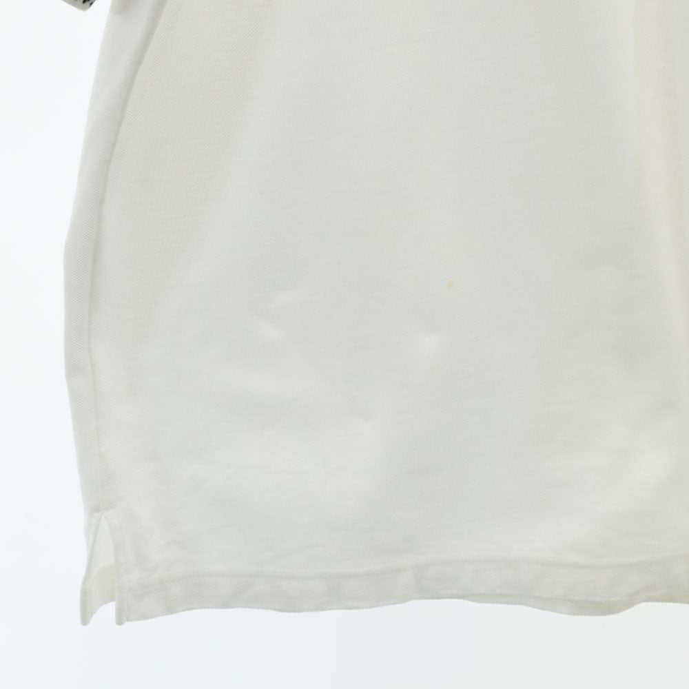 カステルバジャックスポーツ 半袖 ポロシャツ 3 ホワイト Castelbajac sport 鹿の子 メンズ