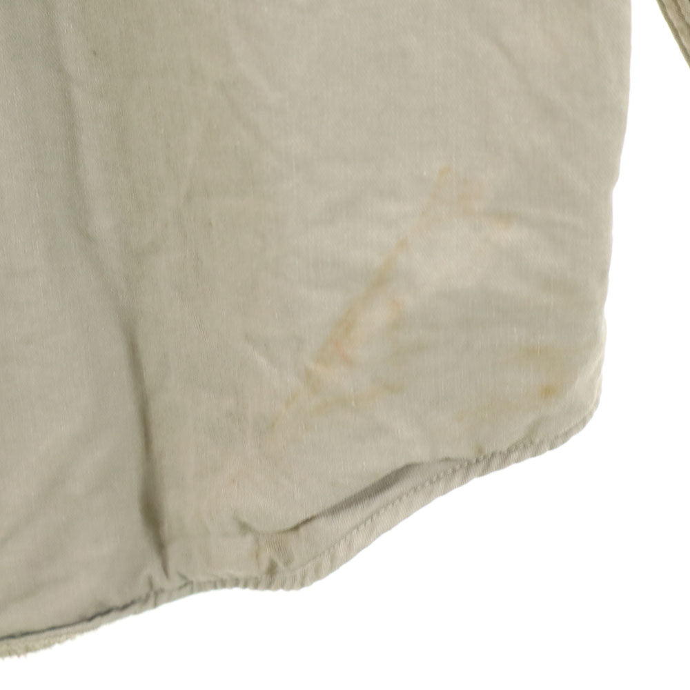 L.L.Bean エルエルビーン 80s アウトドア ヴィンテージ 長袖 シャツ M ベージュ系 メンズ