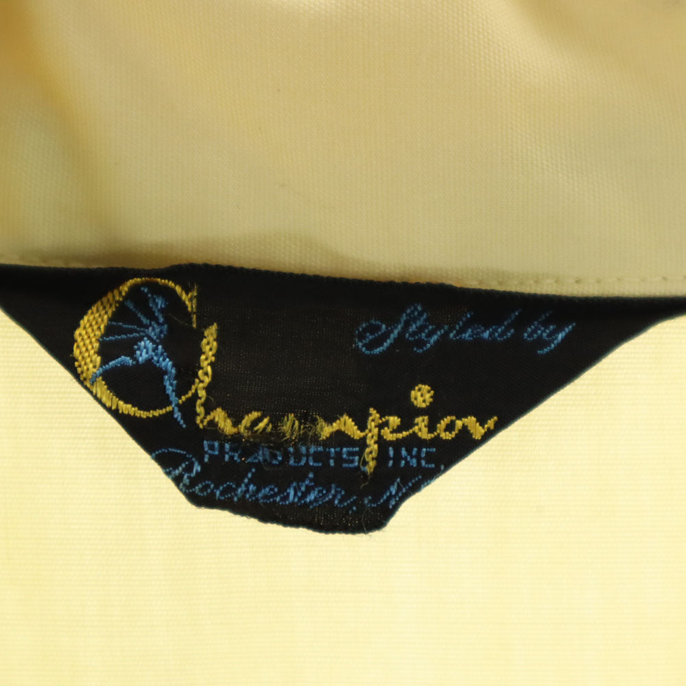Champion チャンピオン 70s ランタグ ヴィンテージ スウィングトップ イエロー ジャケット メンズ