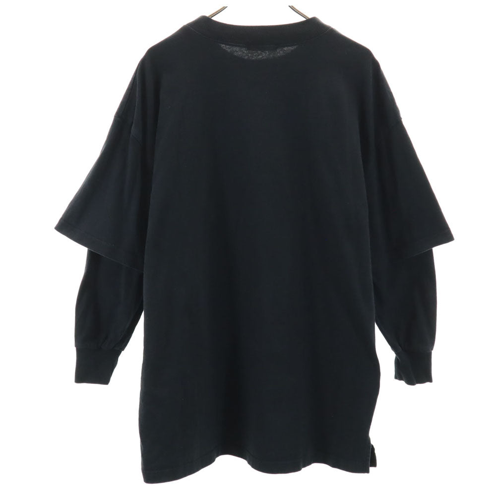 ミルクフェド 長袖 Tシャツ F ブラック MILKFED. ロンT メンズ