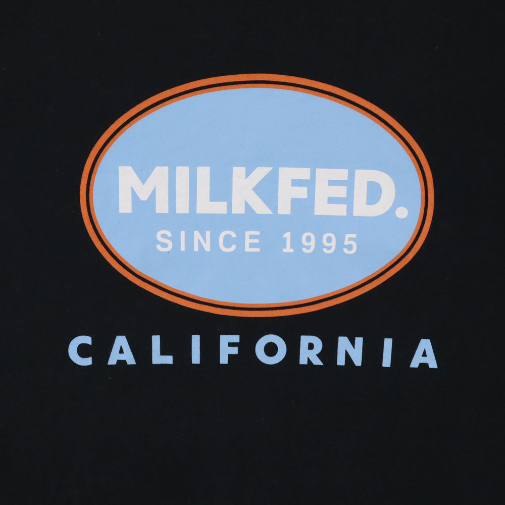 ミルクフェド 長袖 Tシャツ F ブラック MILKFED. ロンT メンズ