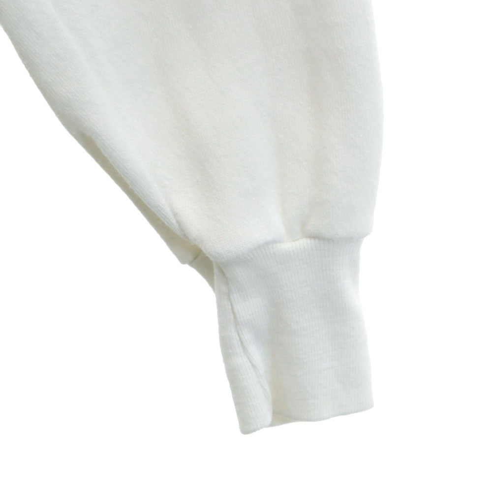 ヘルスニット 70s 80s USA製 ヴィンテージ 長袖 スウェットパーカー M ホワイト 裏起毛 レディース