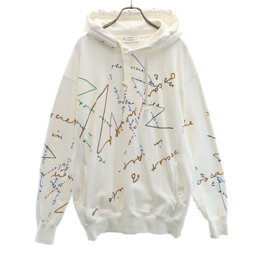 J.W.Anderson. ジェイダブリューアンダーソン 長袖 スウェットパーカー XS ホワイト メンズ