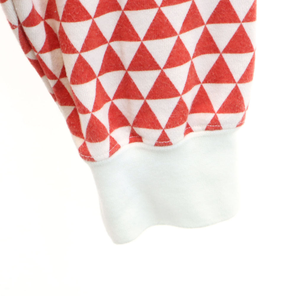 PHENOMENON フェノメノン 日本製 ブロックチェック 長袖 スウェットパーカー XL レッド 他 メンズ