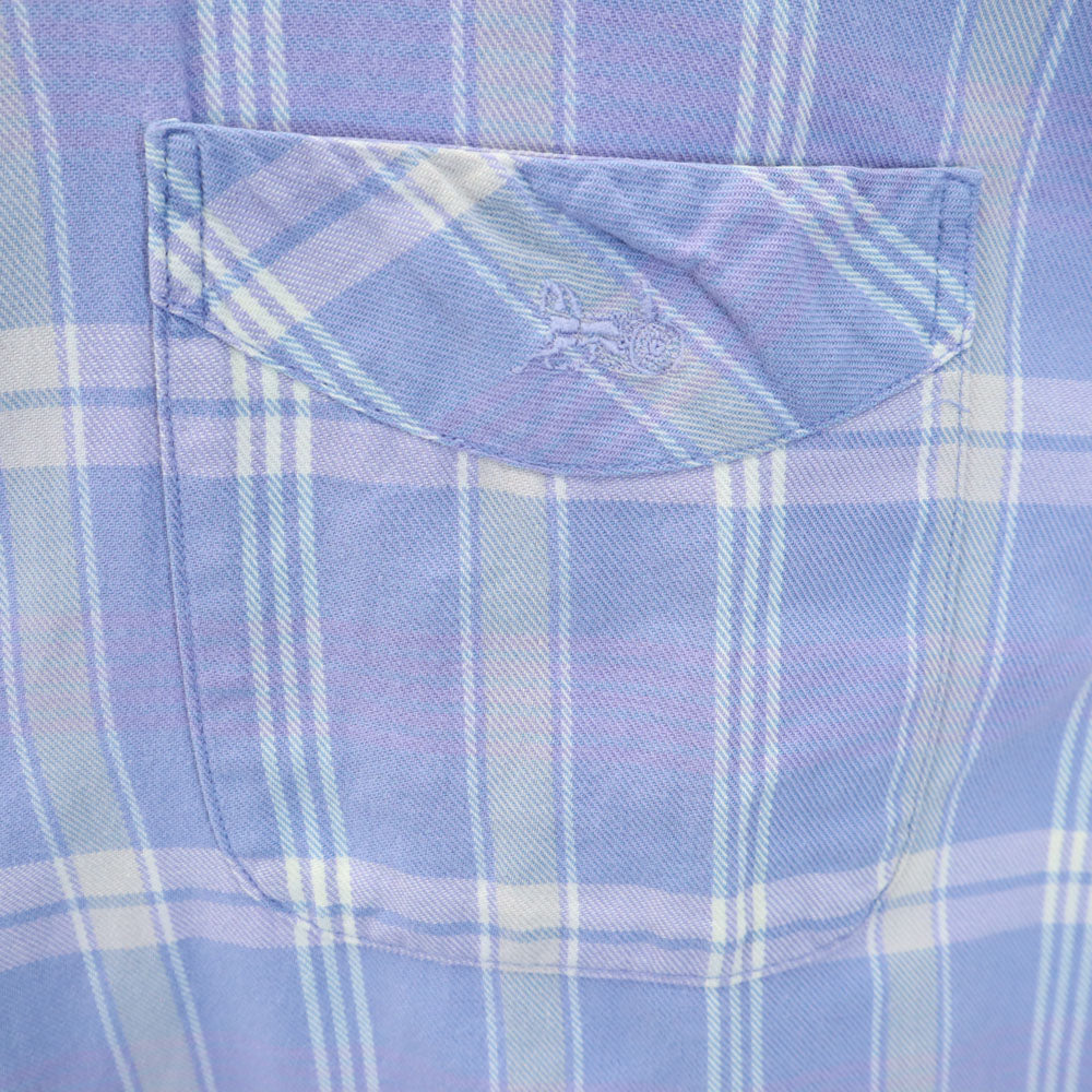 セリーヌ レナウン社製 チャック柄 長袖 ルームウェア 上下 セットアップ LL ブルー系 CELINE パジャマ メンズ