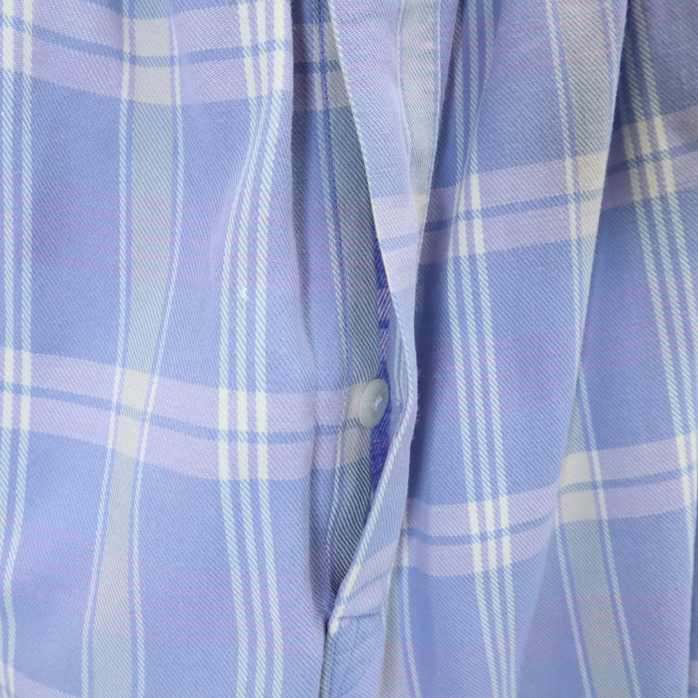 セリーヌ レナウン社製 チャック柄 長袖 ルームウェア 上下 セットアップ LL ブルー系 CELINE パジャマ メンズ