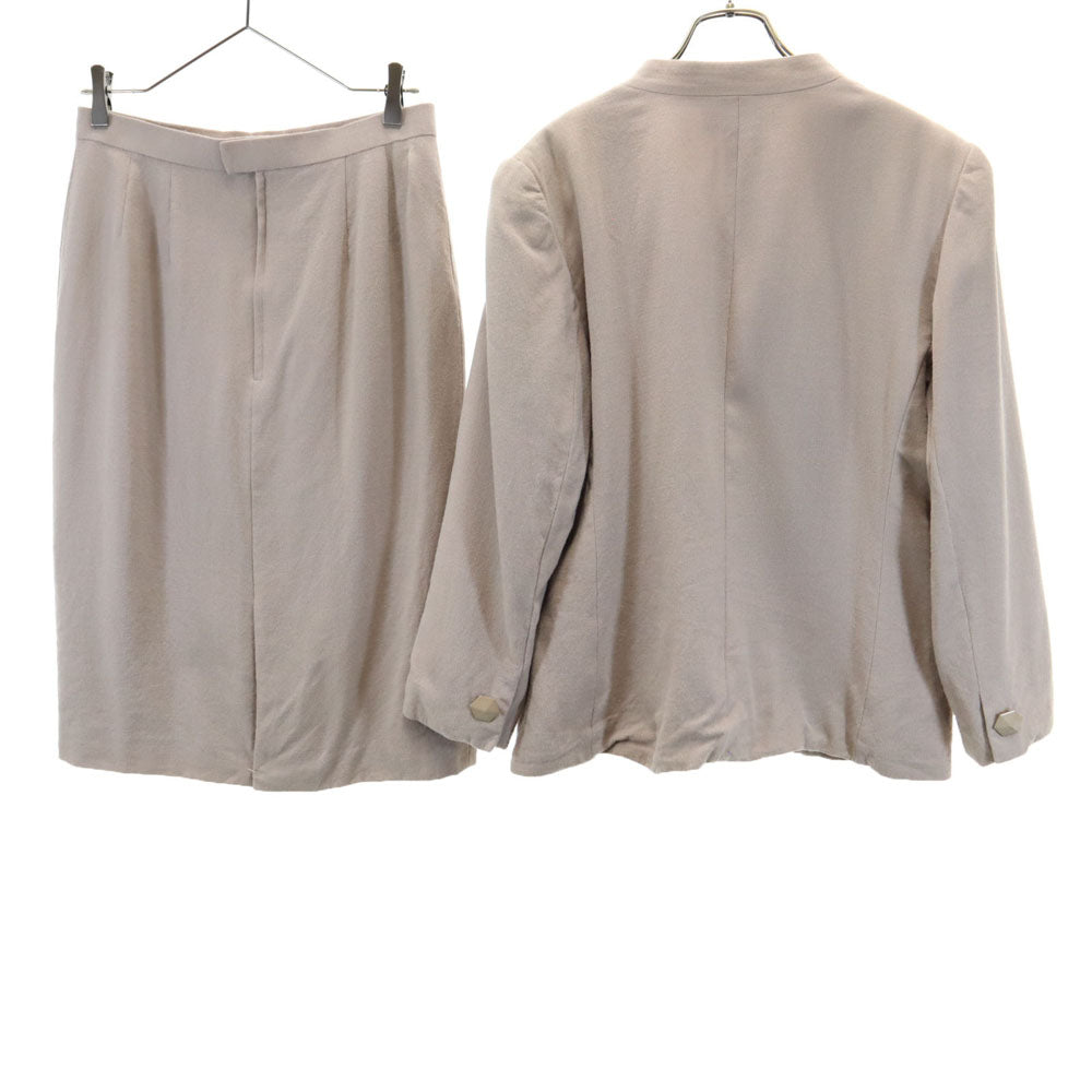 GIVENCHY ジバンシィ グラマー ウール スカートスーツ 上下 セットアップ 13 ベージュ系 GLAMORUR レディース