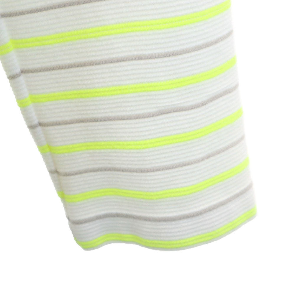 コムデギャルソンオムプラス 2009年 00s 日本製 ボーダー柄 長袖 Vネック カーディガン S ホワイト 他 COMME des GARCONS HOMME PLUS メンズ