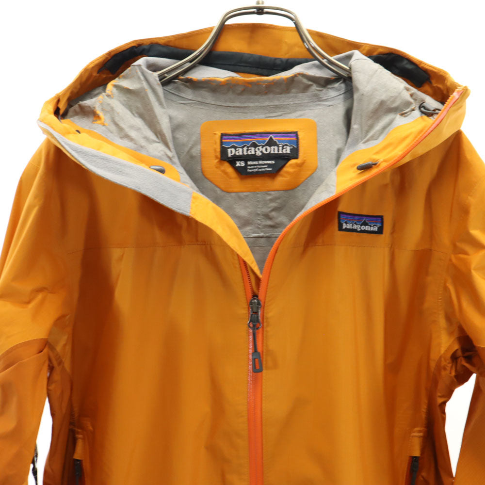 patagonia パタゴニア アウトドア 84474FA11 レインシャドー ジャケット XS オレンジ マウンテンパーカー リップストップ生地 メンズ