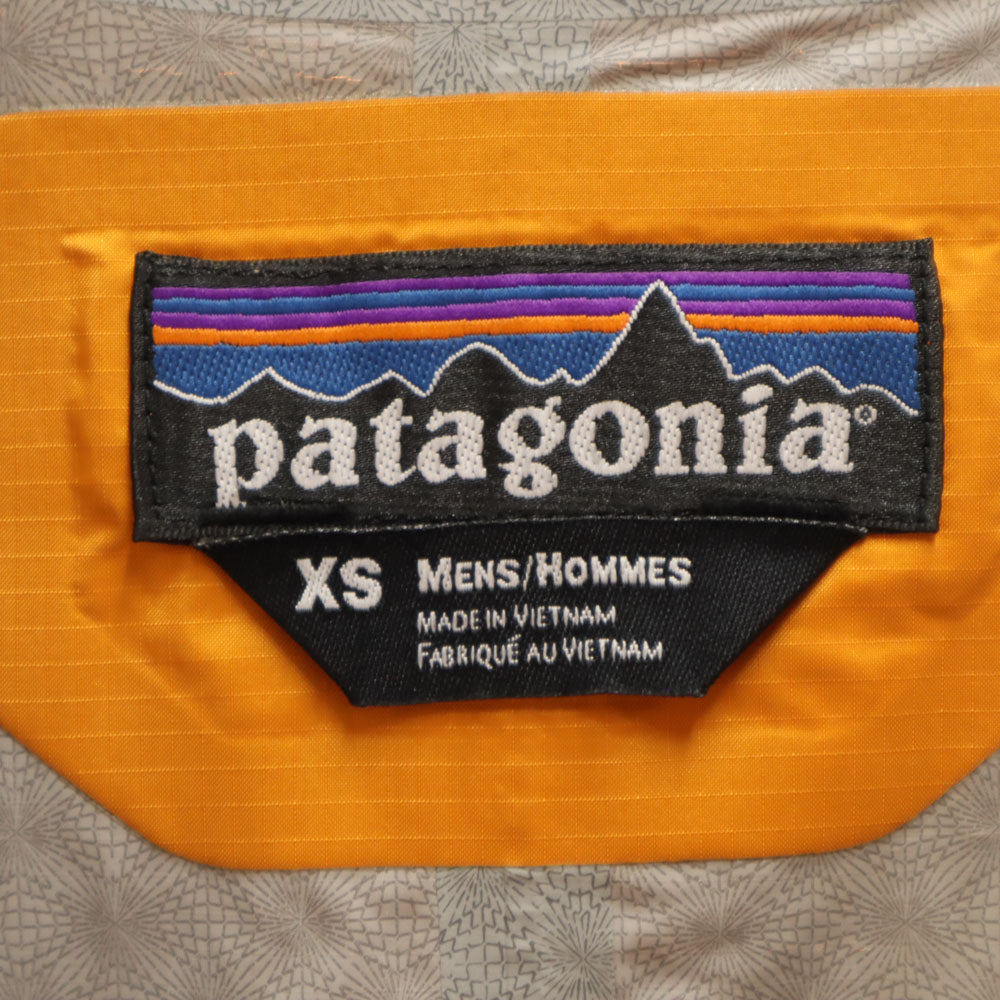 patagonia パタゴニア アウトドア 84474FA11 レインシャドー ジャケット XS オレンジ マウンテンパーカー リップストップ生地 メンズ