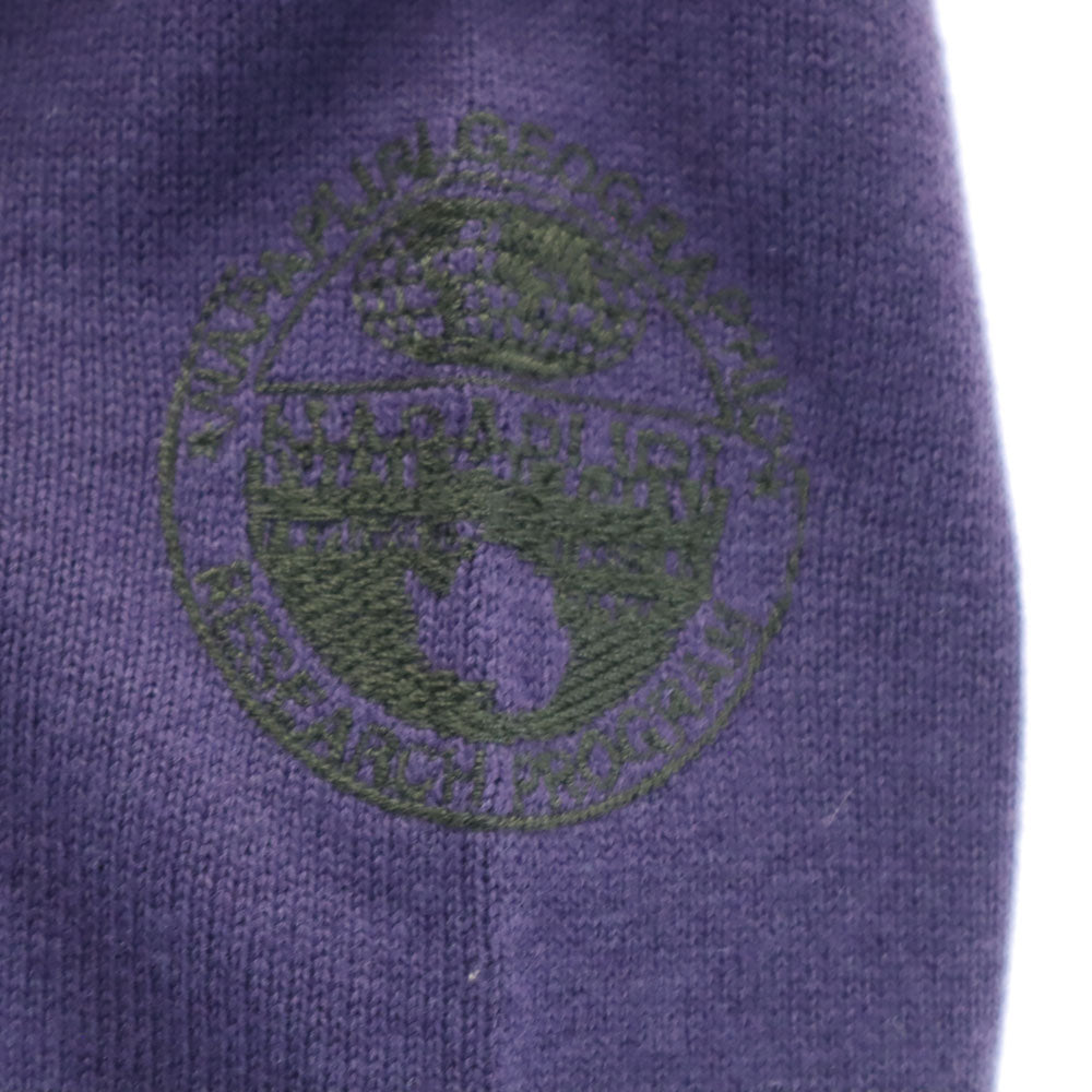 NAPAPIJRI ナパピリ 長袖 セーター L パープル系 ニット メンズ