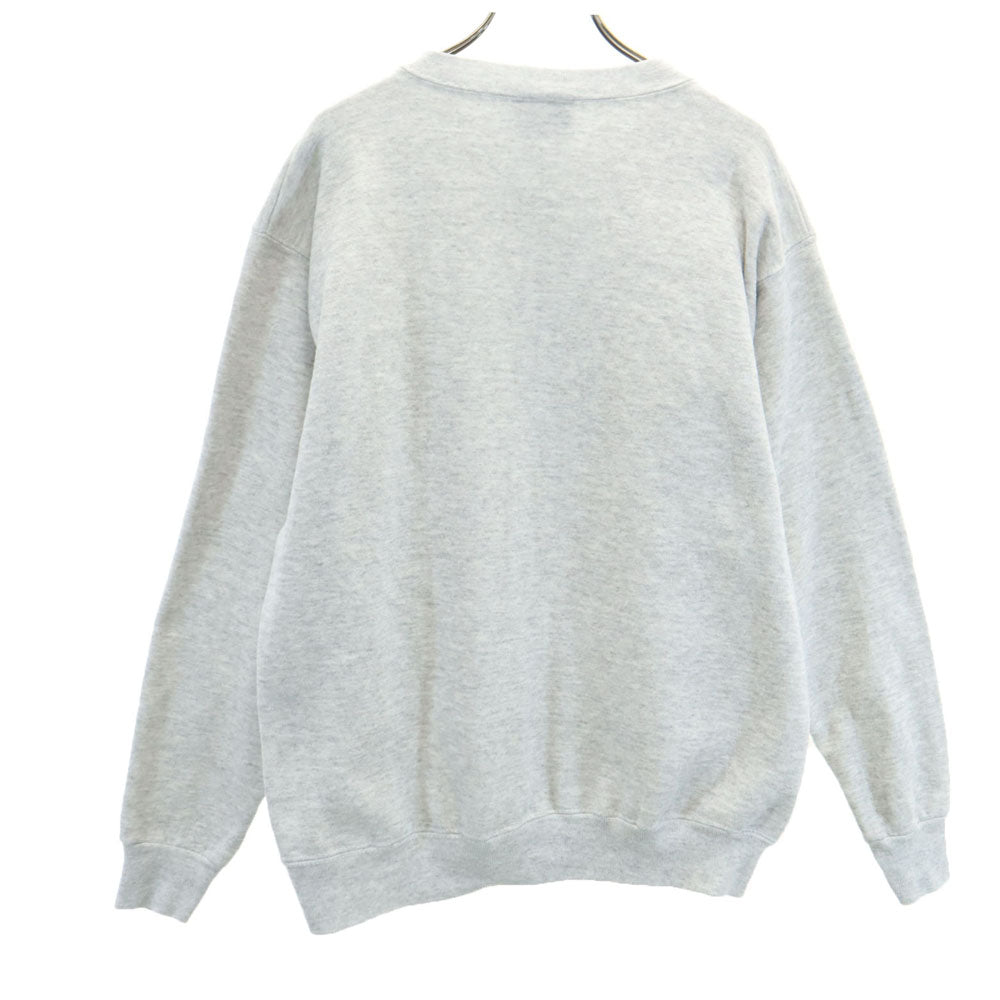 Velva Sheen ベルバシーン 90s USA製 オールド ワーナーブラザーズ プリント 長袖 スウェット トレーナー M グレー系 裏起毛 メンズ