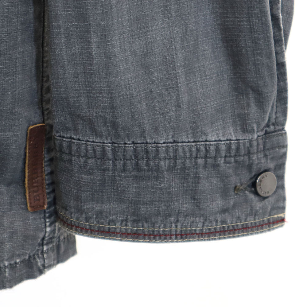 BURBERRY LONDON バーバリーロンドン 三陽商会 日本製 シャツジャケット L チャコールグレー メンズ