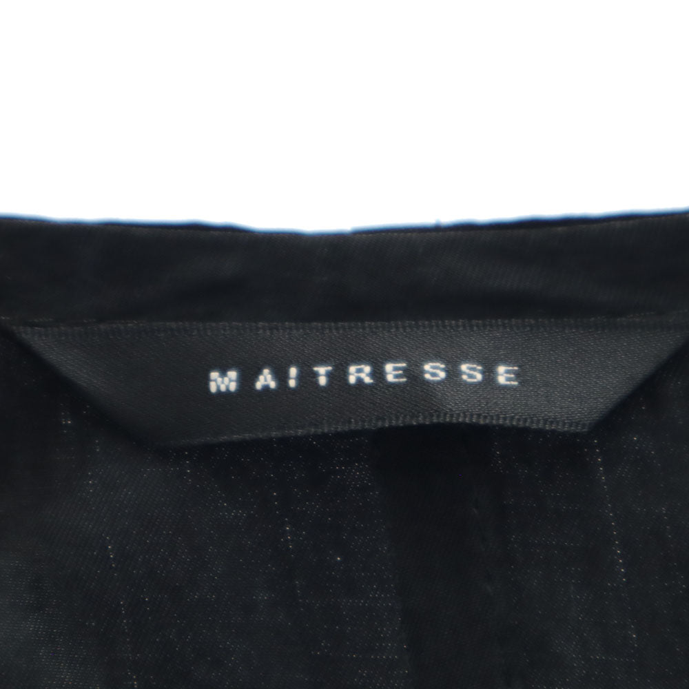 MAITRESSE メトリーゼ 未使用 長袖 ジャケット 38 ブラック系 タグ付き レディース