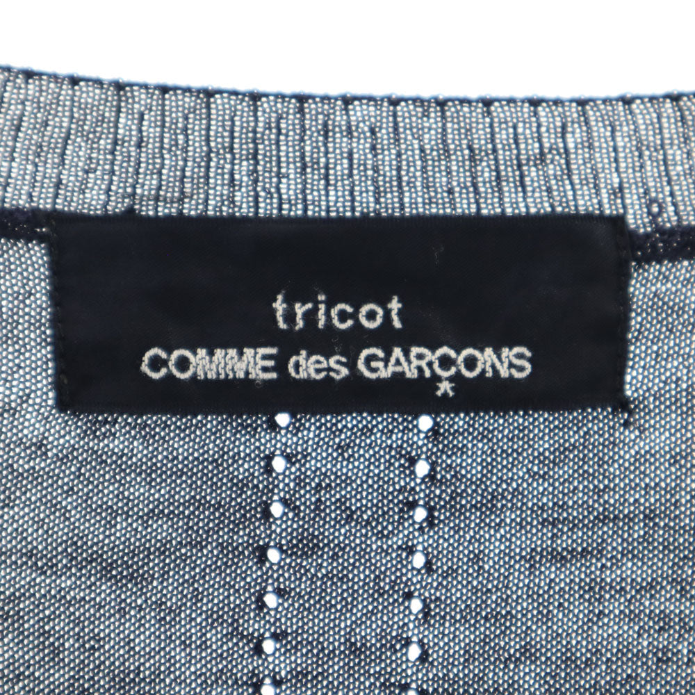 tricot COMME des GARCONS トリココムデギャルソン 2010年 日本製 長袖 セーター ネイビー ニット レディース