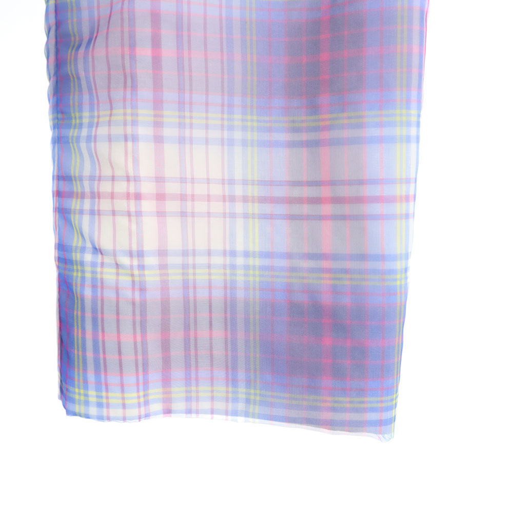 未使用 JIL SANDER ジルサンダー イタリア製 チェック柄 テーラードジャケット 36 パープル系 レディース