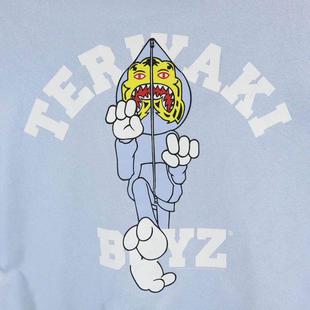 テリヤキソース 日本製 TERIYAKI BOYZ 長袖 スウェット トレーナー M ライトブルー TERIYAKI SOURCE アベイシングエイプ テリヤキボーイズ メンズ