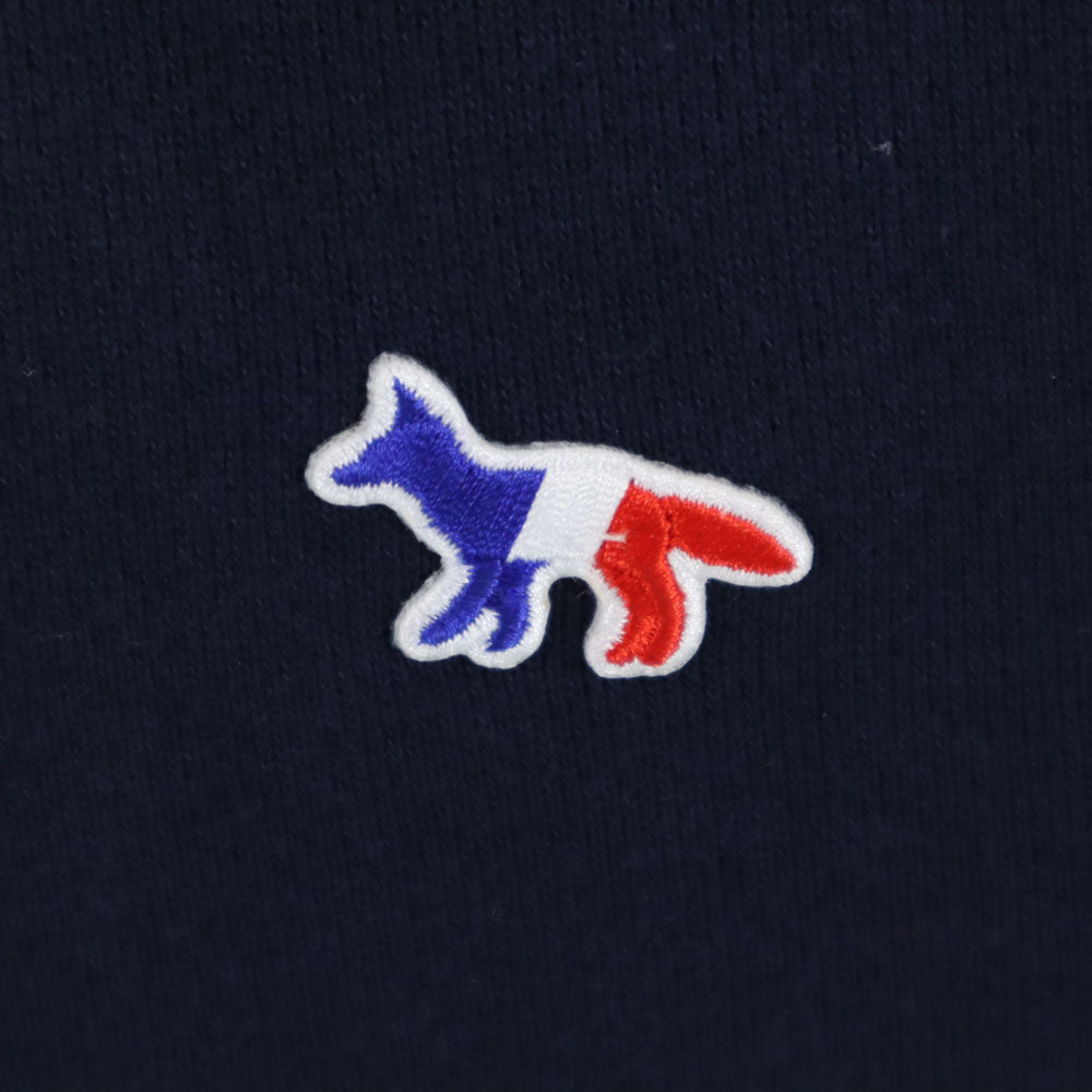MAISON KITSUNE メゾンキツネ ポルトガル製 長袖 スウェットパーカー XS ネイビー メンズ