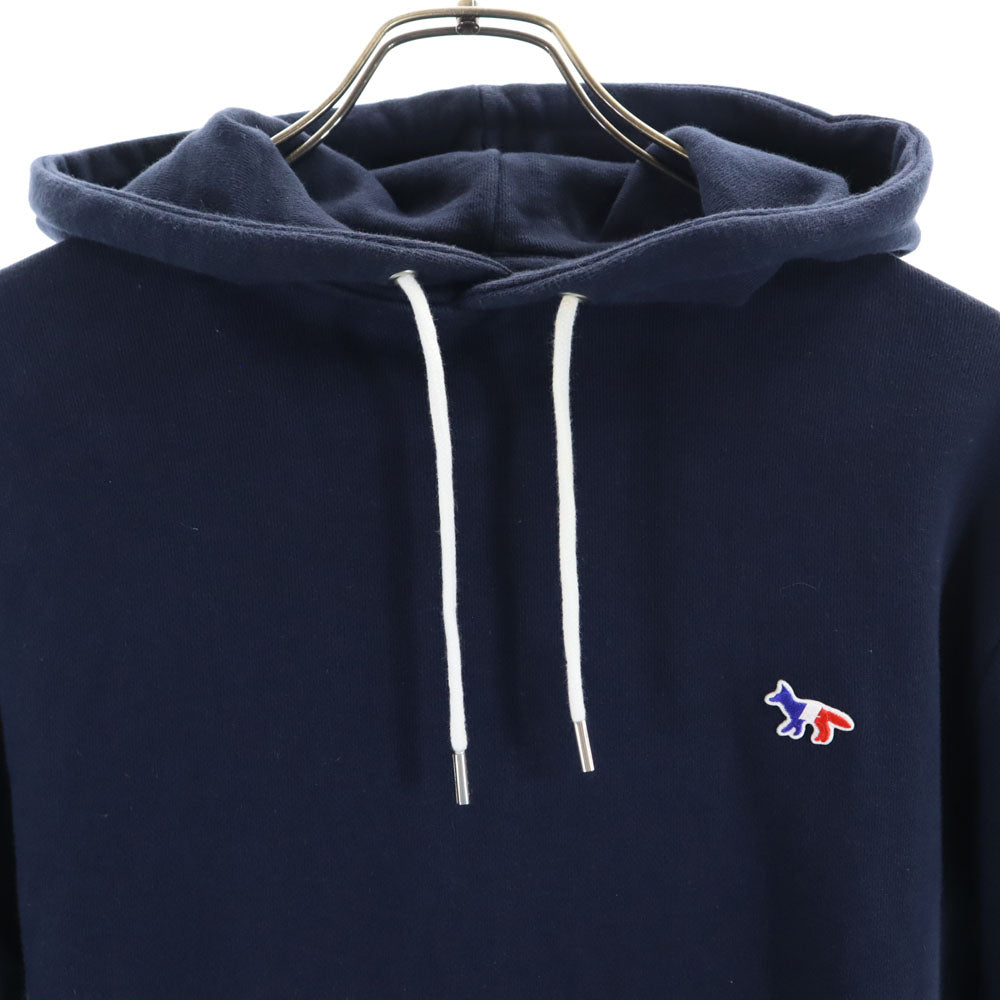MAISON KITSUNE メゾンキツネ ポルトガル製 長袖 スウェットパーカー XS ネイビー メンズ