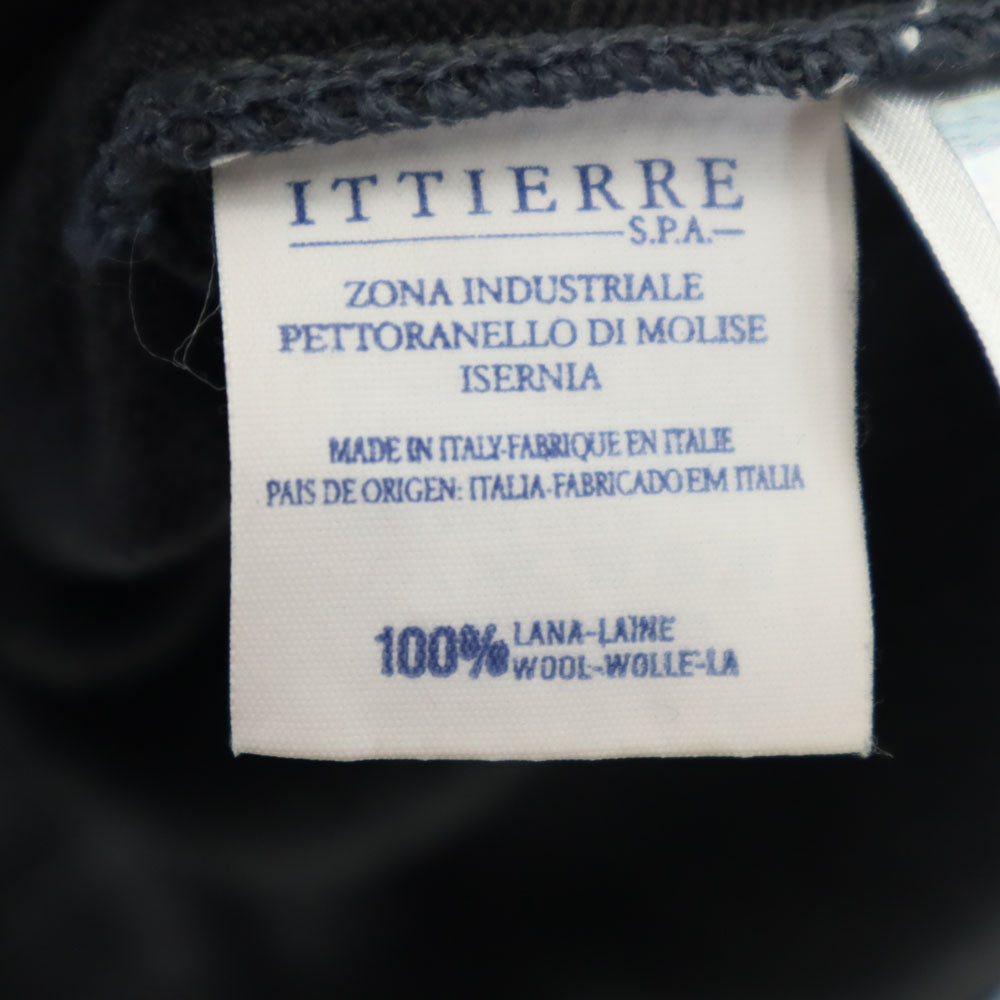 VERSACE JEANS COUTURE ヴェルサーチ ジーンズ クチュール ウール 長袖 ニットカーディガン M チャコールグレー メンズ