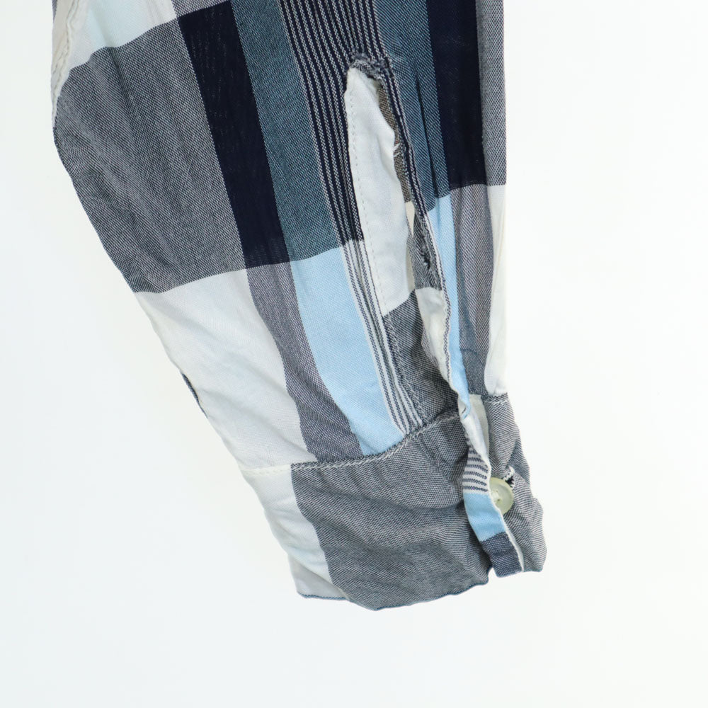 PENNEYS ペニーズ 60s 開襟 オープンカラー ヴィンテージ ボックスシルエット チェック柄 長袖 オープンカラーシャツ S ホワイト 他 メンズ