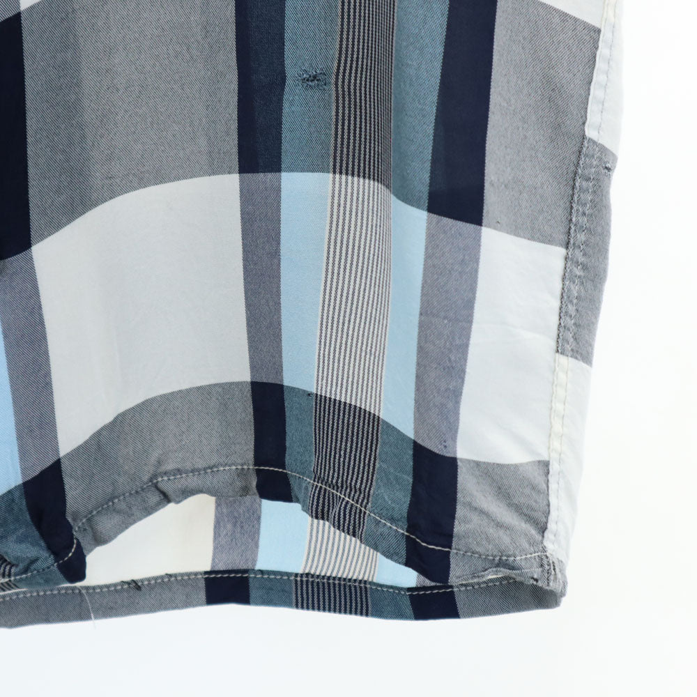 PENNEYS ペニーズ 60s 開襟 オープンカラー ヴィンテージ ボックスシルエット チェック柄 長袖 オープンカラーシャツ S ホワイト 他 メンズ