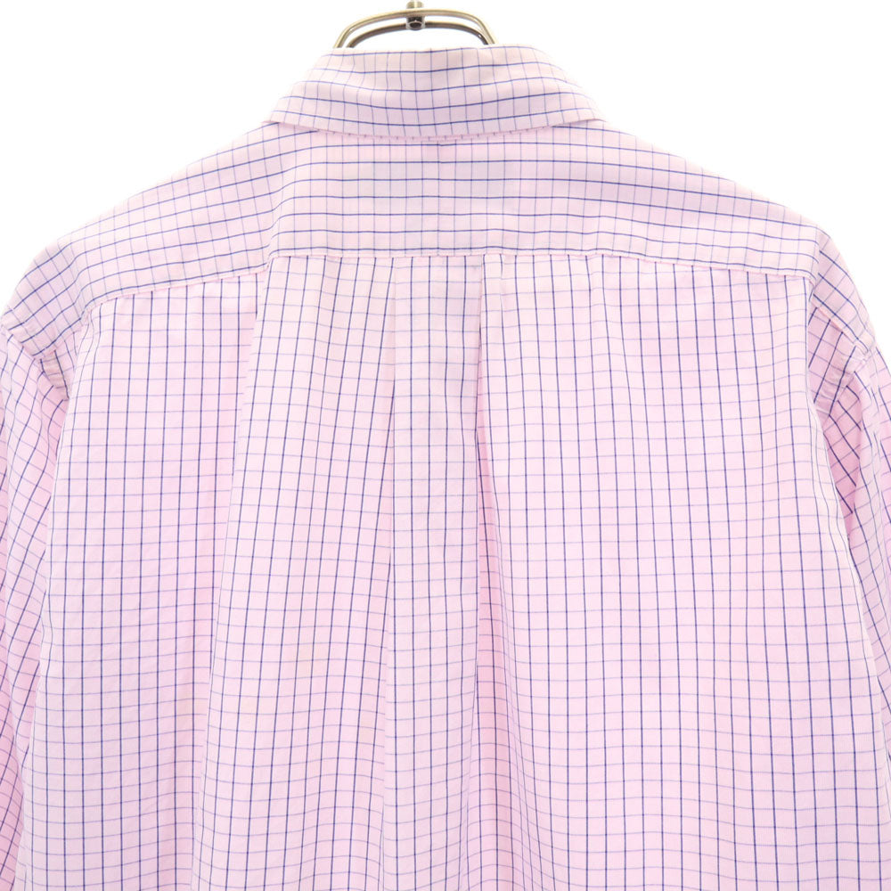 ラルフローレン チェック柄 長袖 ボタンダウンシャツ 161/2 ピンク系 RALPH LAUREN メンズ